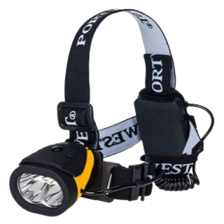 Portwest Dual Power Head Light Regular Yellow Black