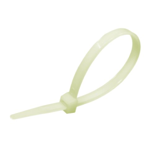 2.5mm x 100mm Cable Ties Natural - pack of 1000 (10 bags)
