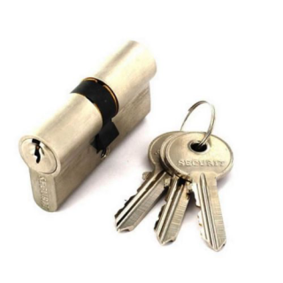Securit S2023 Euro Cylinder Nickel Plated 40 x 50mm