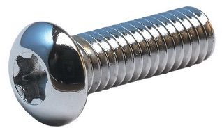 M8 x 30 Torx Button Head DIN7380 A2-304 Stainless Steel