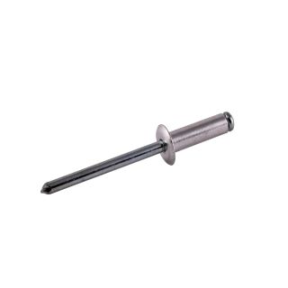 6.4mm x 22mm Aluminium Pop Rivets  Dome Head