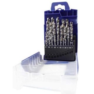 Heller 25 piece HSS Twist Drill bit set 1 mm to 13mm in 0.5mm increments each