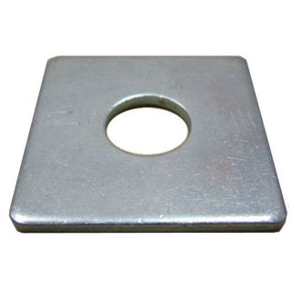 M24 x 100 x 100 Square Plate Washers BZP