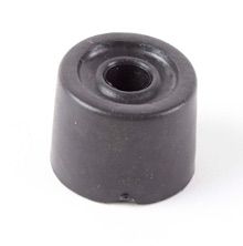30mm Black Rubber Round Door Stop