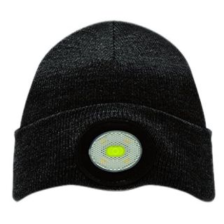 Prosafe Beanie Hat with USB Rechargeable Headlight