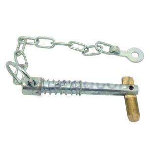 10mm x 73mm Zinc Plated Sword Pin & Chain