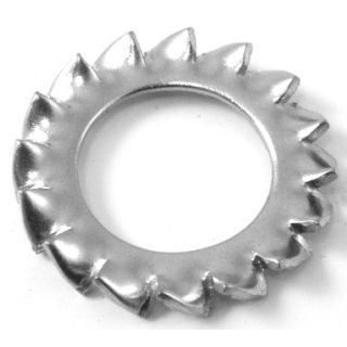 M4 External ShakeProof Lock Washer DIN6798A Overlap Tooth BZP