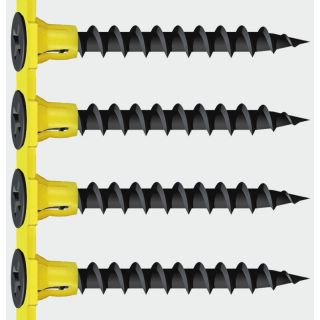 3.5 x 50mm Collated CSK Bugle Head Fine Thread Drywall Screws BZP
