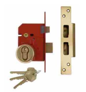 Union Euro Profile Mortice Sashlock 78mm 3in Satin Chrome