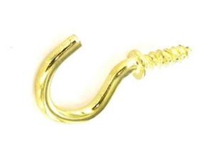 Securit Cup 38mm Cuyhooks Electro Brass pack of 5