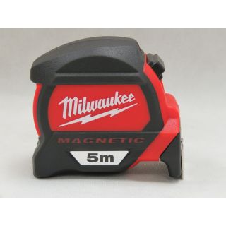 Milwaukee 5mtr metric Premium Magnetic Tape Measure (FREE HAT) each