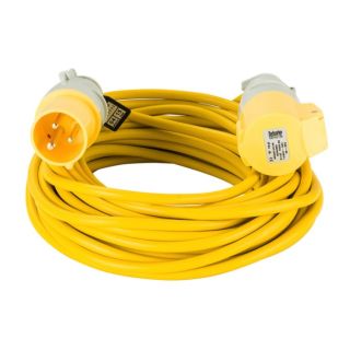 Defender 14m 16A 110v 1.5mm core trailing Lead