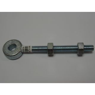 10mm x 100mm 4 inch - adjustable gate eye bolt  to suit 10mm pin