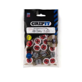 18mm Red Gripit Pack of 25 Fixings