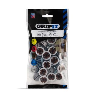 20mm Brown Gripit Pack of 25 Fixings