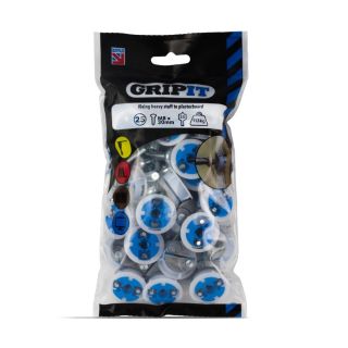 25mm Blue Gripit Pack of 25 Fixings
