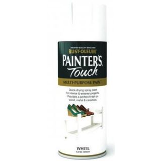 Rustoleum Touchers Paint Spray 400ml Satin White