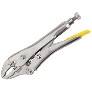 Stanley 178mm 7in Curved Jaw Locking Pliers Mole Grips
