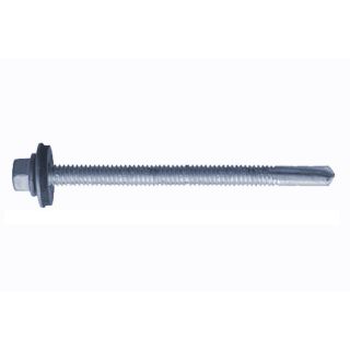 12g x 100mm Heavy Section Hexagon Head Self Drilling Screw with G16 Washer